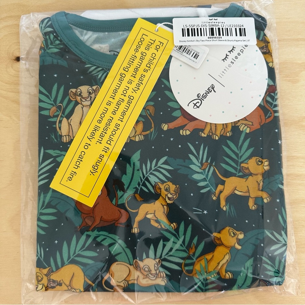 🦁 Little Sleepies Lion King 3T Short Set